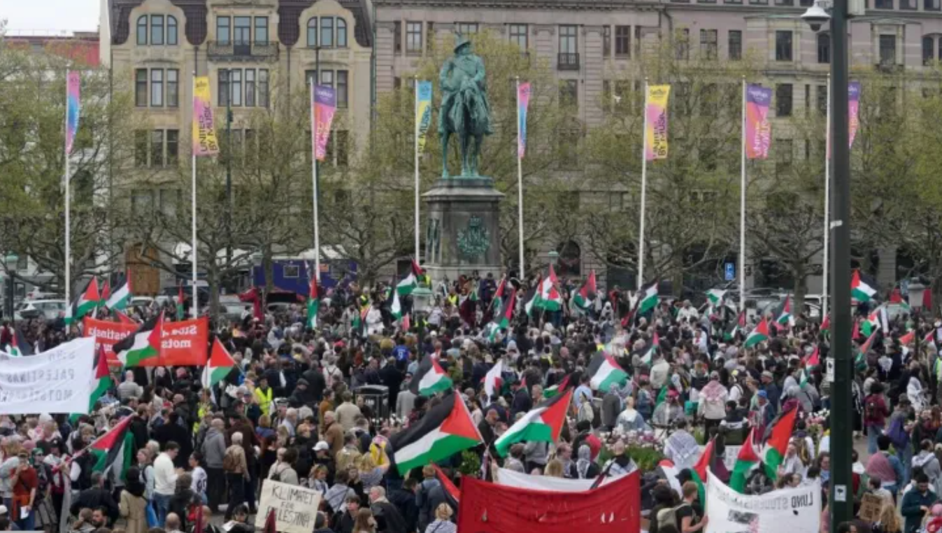 انتقادات واسعة ومظاهرات ضد مشاركة إسرائيل في مسابقة “يوروفيجن” بالسويد