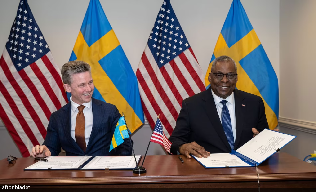بدء تنفيذ اتفاقية التعاون الدفاعي بين السويد والولايات المتحدة في أغسطس